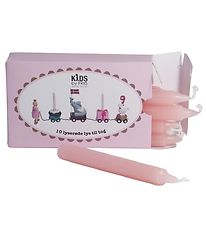 Kids by Friis Ljós fyrir Afmælislest - 10 Stk. - Bleikt