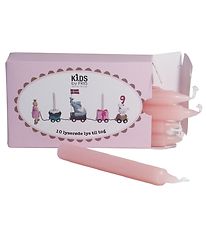 Kids by Friis Light til Birthday Train - 10 pcs - Pink