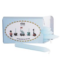 Kids by Friis Ljós fyrir Afmælislest - 10 Stk. - Ljósblátt