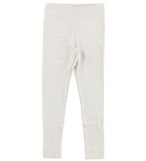 MarMar Leggings - Rib - Modal - Gebrochenes Off White