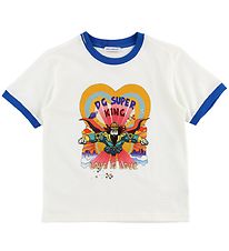 Dolce & Gabbana Stuttermabolur - Superhero - Hvítur M. Konungur