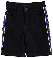 Zadig & Voltaire Shorts - Donker Denim m. Tekst