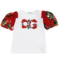 Dolce & Gabbana Stuttermabolur - Portofino - Hvítur