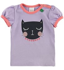 Freds World T-shirt - Lavender w. Cat