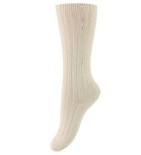 Condor Kniestrmpfe - Rib - Beige