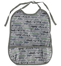 Smallstuff Bib w. Food Catcher - Long - Sausage Dog