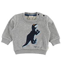 Paul Smith Baby Sweat-shirt - Ventura - Gris Chin av. Dinosaur