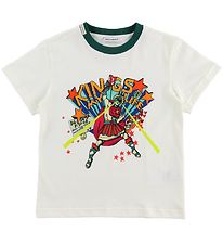 Dolce & Gabbana Stuttermabolur - Superhero - Hvítur