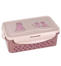 Smallstuff Lunchbox - Dusty Purple w. Cats