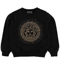Versace Sweatshirt - Zwart m. Goud Medusa