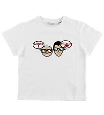 Dolce & Gabbana Stuttermabolur - DG Family - White