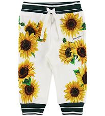Dolce & Gabbana Sweatpants - Sunflower - Vit/Mörkgrön