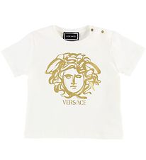 Versace T-shirt - Ivory w. Gold