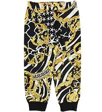 Versace Sweatpants - Black w. Gold Print