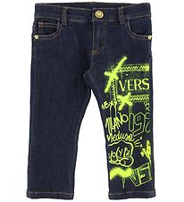 Versace Jeans - Navy w. Print/Neon Yellow