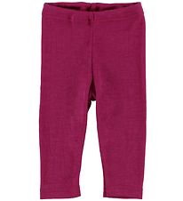 Engel Leggings - Wolle/Seide - Raspberry