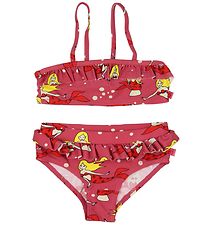 Smfolk Bikini - UV50+ - Rose Fonc av. Froufrous/Sirne