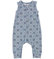 Joha Romper - Wool - Light Blue/Stars