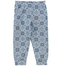 Joha Leggings - Laine - Bleu Clair av. toiles