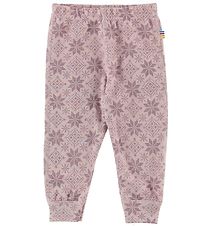 Joha Leggings - ull - Bleikt M. Stjörnur