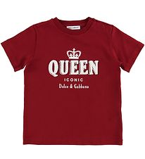 Dolce & Gabbana Stuttermabolur - Millennials - Rautt M. Drottnin
