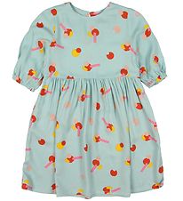 Stella McCartney Kids Mekko - Viskoosi - Minttu, Kuvio