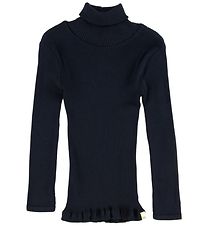 Minimalisma Blouse m. Kraag - Bui - Zijde/Katoen - Dark Blue