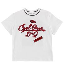 Dolce & Gabbana T-Shirt - Millennials - Wit m. Tekst