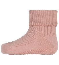 Melton Baby Socks - ABS - Rose