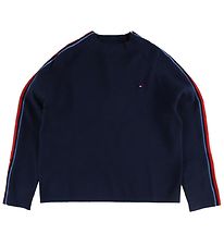 Tommy Hilfiger Jumper - Navy w. Stripe