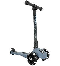 Scoot and Ride Motorvg Kick 3 - LED - Steel
