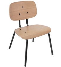 Sebra Kid's Chair - Oakee - Wood/Black