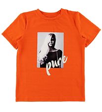 Hound T-Shirt - Oranje m. Print