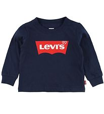 Levis Long Sleeve Top - Navy w. Logo