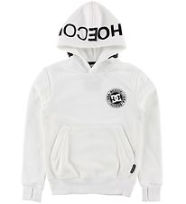 DC Kapuzenpullover - Snowstar - Weiß m. Logo