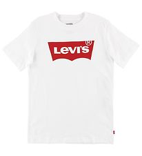 Levis Stuttermabolur - Batwing - Hvítur M. Lógó