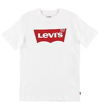 Levis T-Shirt - Vleermuisvleugel - Wit m. Logo