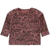 Soft Gallery Long Sleeve Top - Bella - Burlwood w. Owls