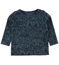 Soft Gallery Long Sleeve Top - Bella - Orion Blue w. Owls