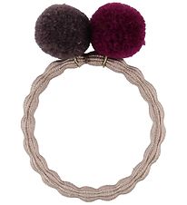 Kknekki Hair Tie - Sand w. Pom-Pom