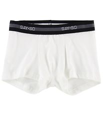 Say-So Boxers - White