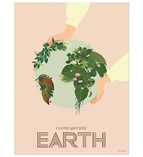 Vissevasse Poster - 50x70 - I Love Mother Earth