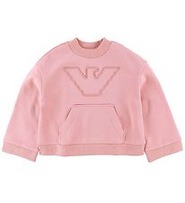 Emporio Armani Sweatshirt - Roze Mayfair m. Logo