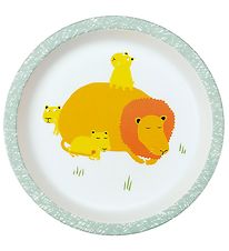 Petit Jour Paris Plate - Melamine - White w. Lions