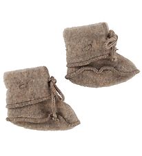 Engel Booties - Wool - Walnut Melange