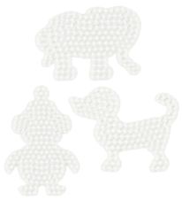 Hama Midi Pegboards - 3-pack - Dog/Elephant/Penguin