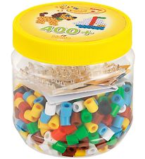 Hama Ensemble maxi av. Plaques pour perles - 400 pces - Multicol