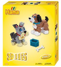 Hama Midi Beads Set - 2500 Beads - 3D - Dogs