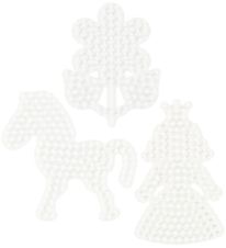 Hama Midi Perluspjald - 3 Pakki - Blóm, Pony & prinsessa