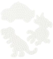 Hama Midi Plaques pour perles - 3 Pack - Voiture, Dinosaur & Per